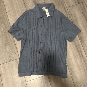 J Crew Cable cardigan Sweater, size XL